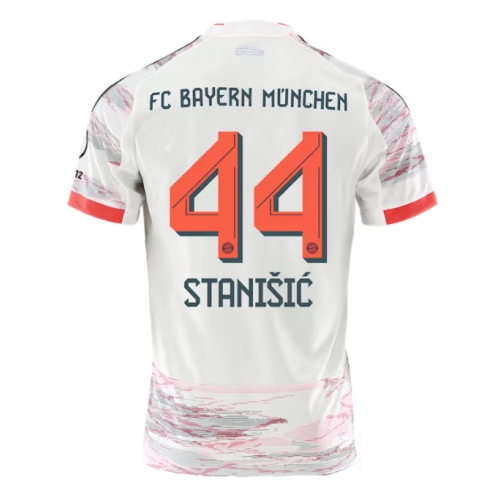 Billige Fotballdrakt Bayern Munich Josip Stanisic #44 Replika Bortedrakt 2025-26 Kortermet Billige Fotballdrakt Bayern Munich Josip Stanisic #44 Replika Bortedrakt 2025-26 Kortermet